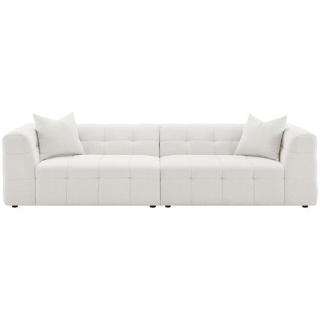 Everly Off White Boucle Extra Long Sofa by Coaster at Eve Furniture