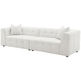 Everly Off White Boucle Extra Long Sofa by Coaster at Eve Furniture