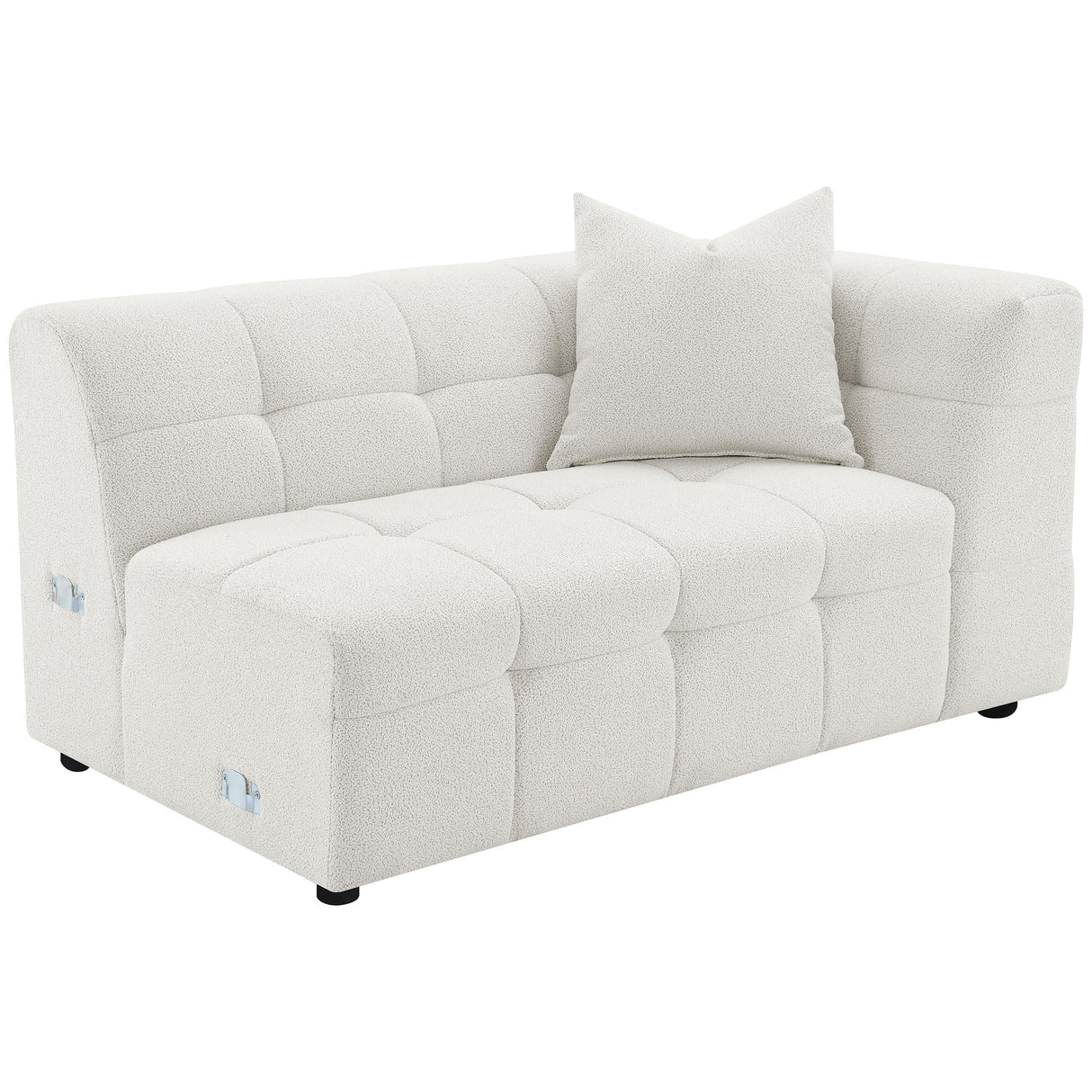 Everly Off White Boucle Extra Long Sofa by Coaster at Eve Furniture