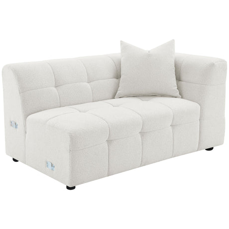 Everly Off White Boucle Extra Long Sofa by Coaster at Eve Furniture
