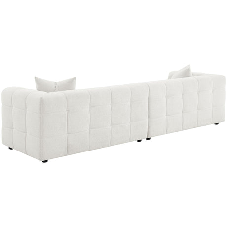 Everly Off White Boucle Extra Long Sofa by Coaster at Eve Furniture