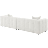 Everly Off White Boucle Extra Long Sofa by Coaster at Eve Furniture