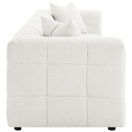 Everly Off White Boucle Extra Long Sofa by Coaster at Eve Furniture