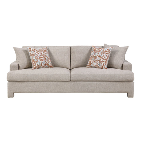 Everly Taupe 2-Piece Living Room Set by Homelegance at Eve Furniture