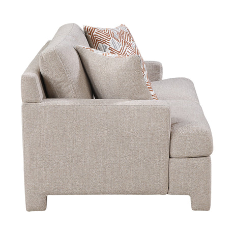 Everly Taupe 2-Piece Living Room Set by Homelegance at Eve Furniture