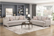 Everly Taupe 2-Piece Living Room Set by Homelegance at Eve Furniture