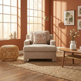 Everly Taupe Chair by Homelegance at Eve Furniture