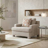Everly Taupe Chair by Homelegance at Eve Furniture