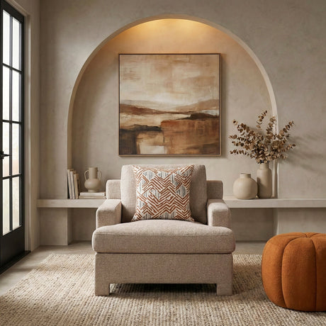 Everly Taupe Chair by Homelegance at Eve Furniture