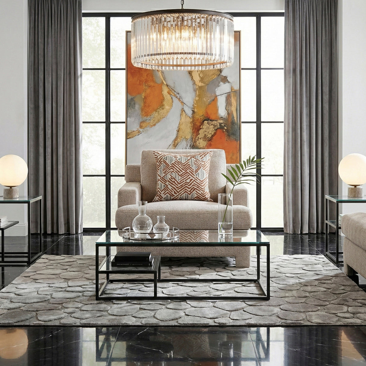 Everly Taupe Chair by Homelegance at Eve Furniture