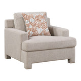 Everly Taupe Living Room Set by Homelegance at Eve Furniture