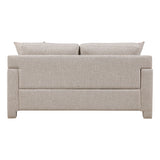 Everly Taupe Loveseat by Homelegance at Eve Furniture