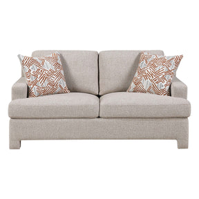 Everly Taupe Loveseat by Homelegance at Eve Furniture