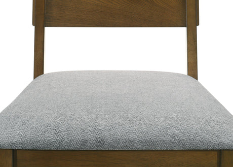 Everly Brown Dining Chair, Set of 2 by Crown Mark at Eve Furniture