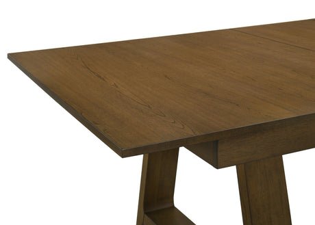 Everly Brown Dining Table by Crown Mark at Eve Furniture