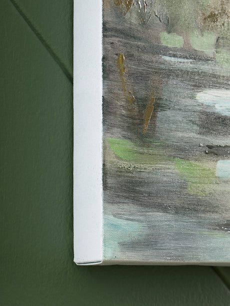 Evermaddick Green/Gray/White Wall Art by Ashley at Eve Furniture