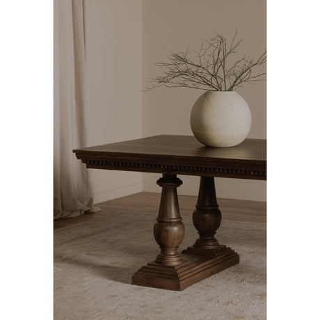 Everson Brown Dining Table by MOES at Eve Furniture