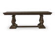 Everson Brown Dining Table by Moe's Home at Eve Furniture