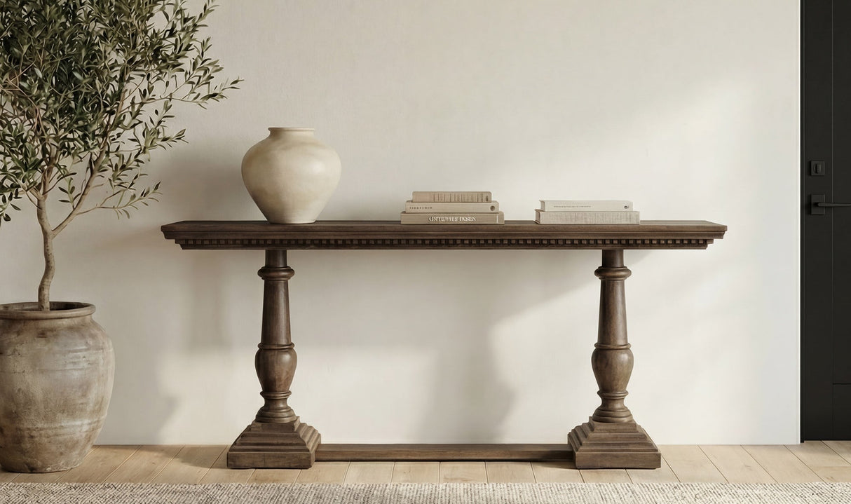 Everson Console Table Brown by Moe's Home at Eve Furniture