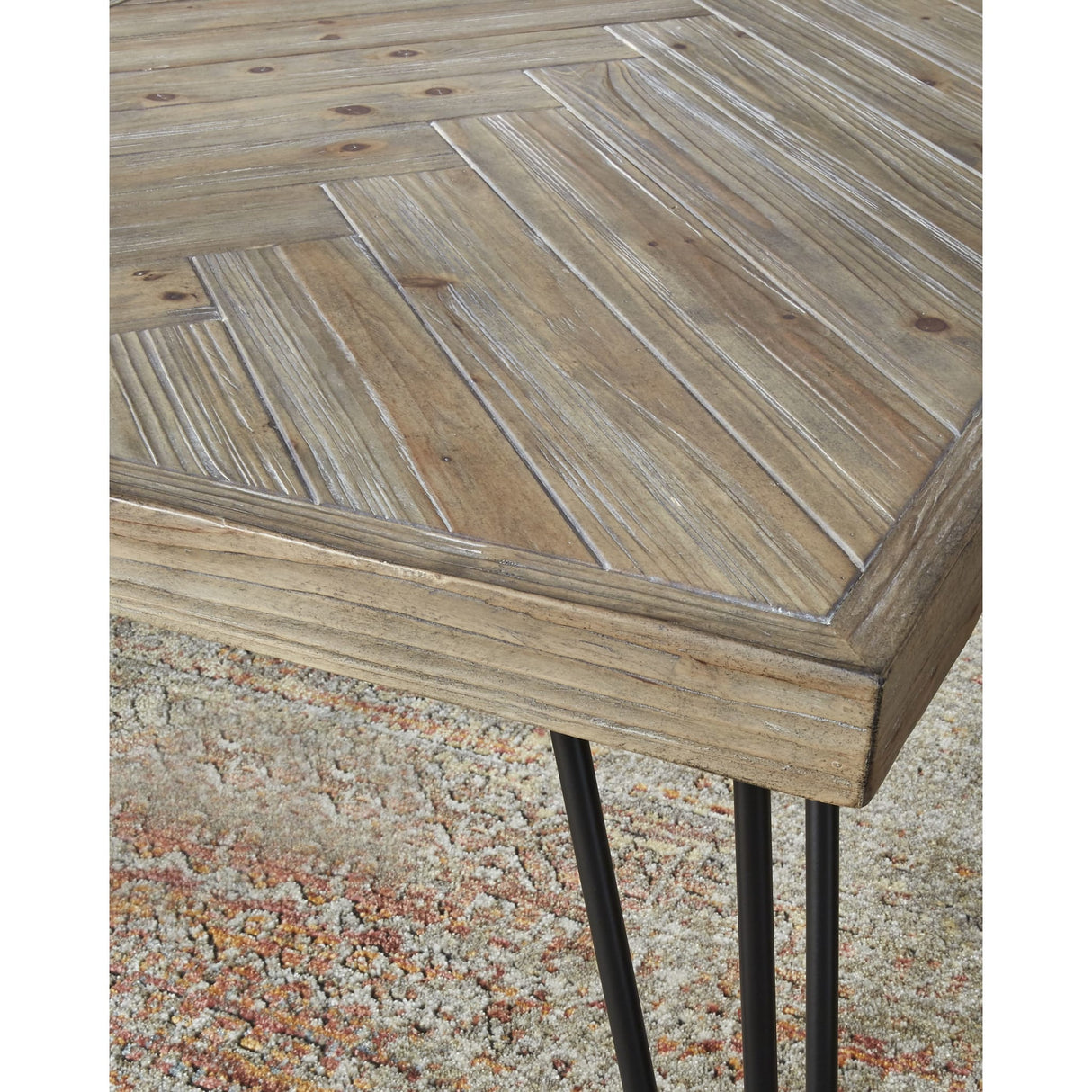 Everson Solid Fir Console Table in Sand Dollar by Modus Furniture at Eve Furniture