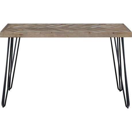 Everson Solid Fir Console Table in Sand Dollar by Modus Furniture at Eve Furniture