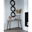 Everson Solid Fir Console Table in Sand Dollar by Modus Furniture at Eve Furniture
