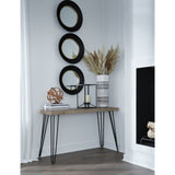 Everson Solid Fir Console Table in Sand Dollar by Modus Furniture at Eve Furniture