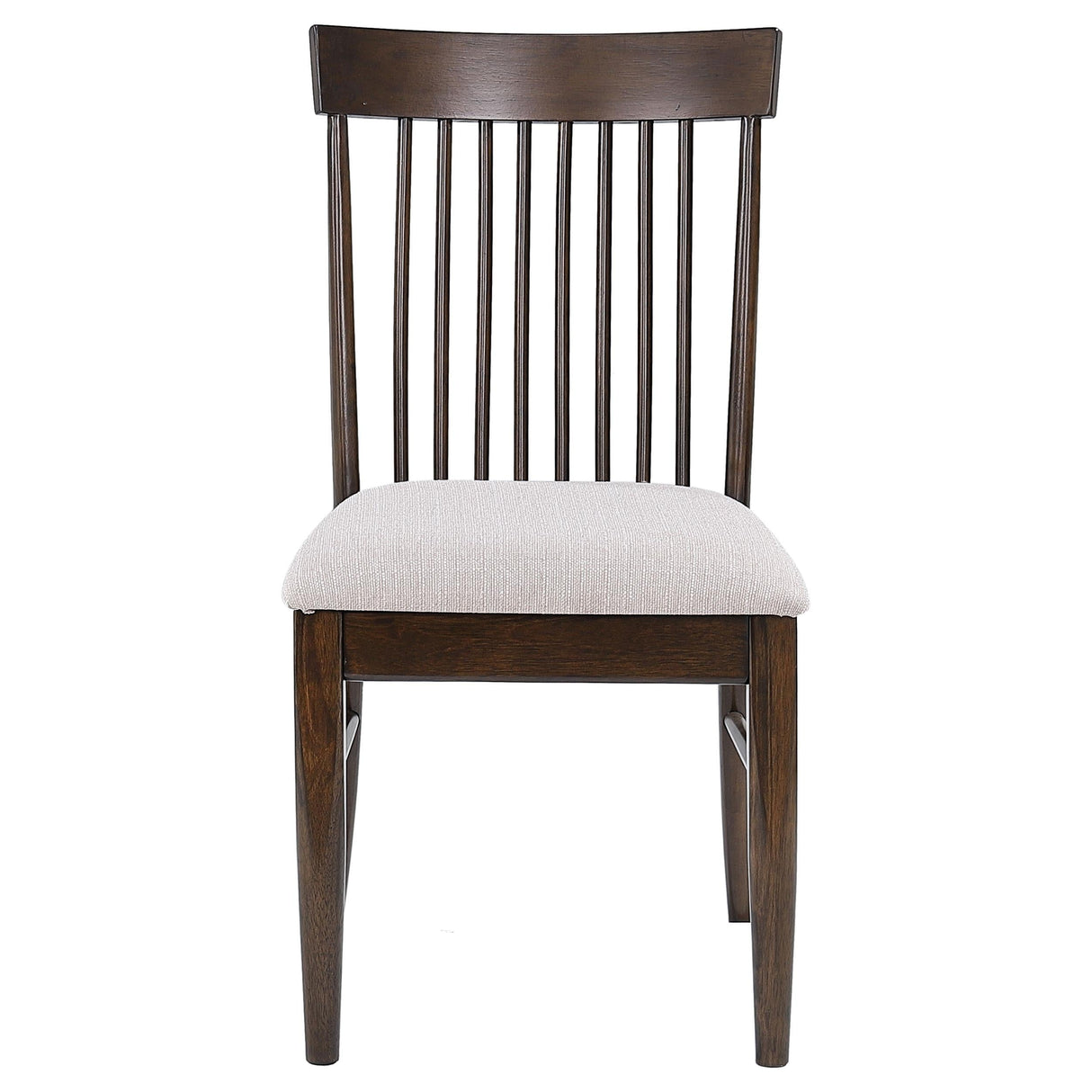 Everton Slat Back Dining Side Chair Walnut (Set of 2)