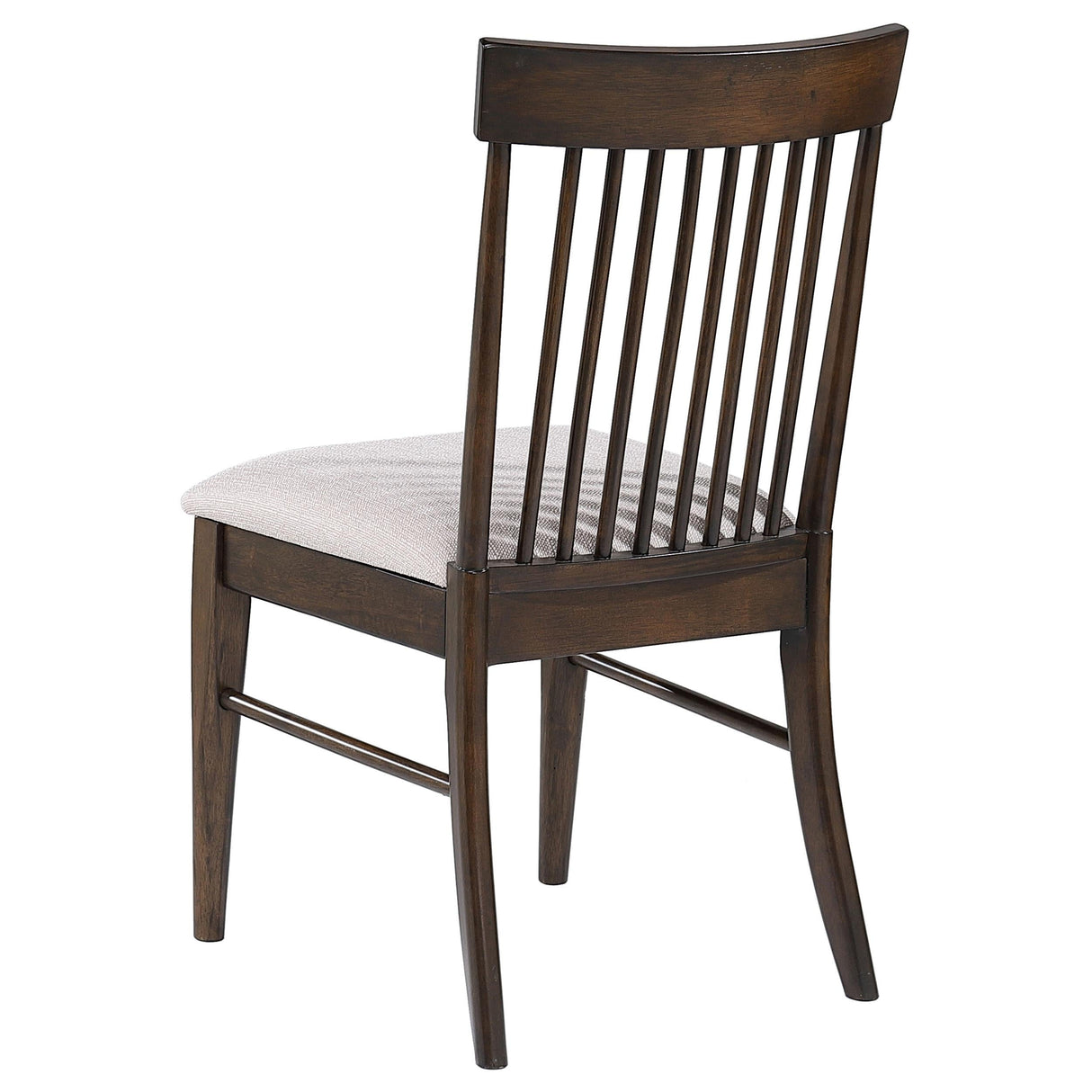 Everton Slat Back Dining Side Chair Walnut (Set of 2)