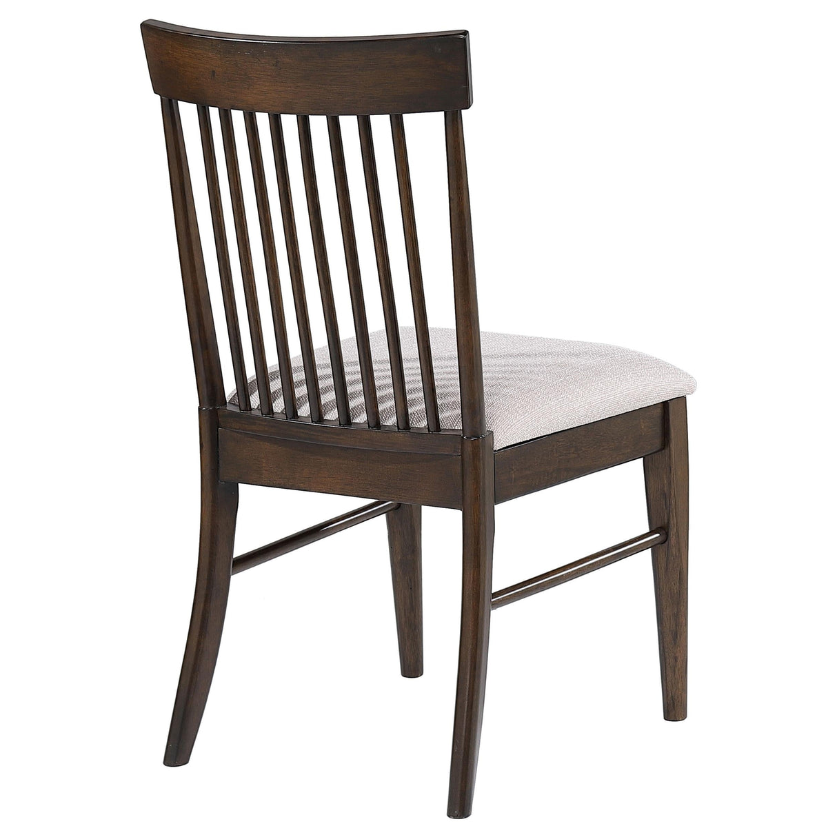 Everton Slat Back Dining Side Chair Walnut (Set of 2)