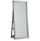 Evesen Champagne Floor Standing Mirror/Storage by ASHLEY FURNITURE at Eve Furniture