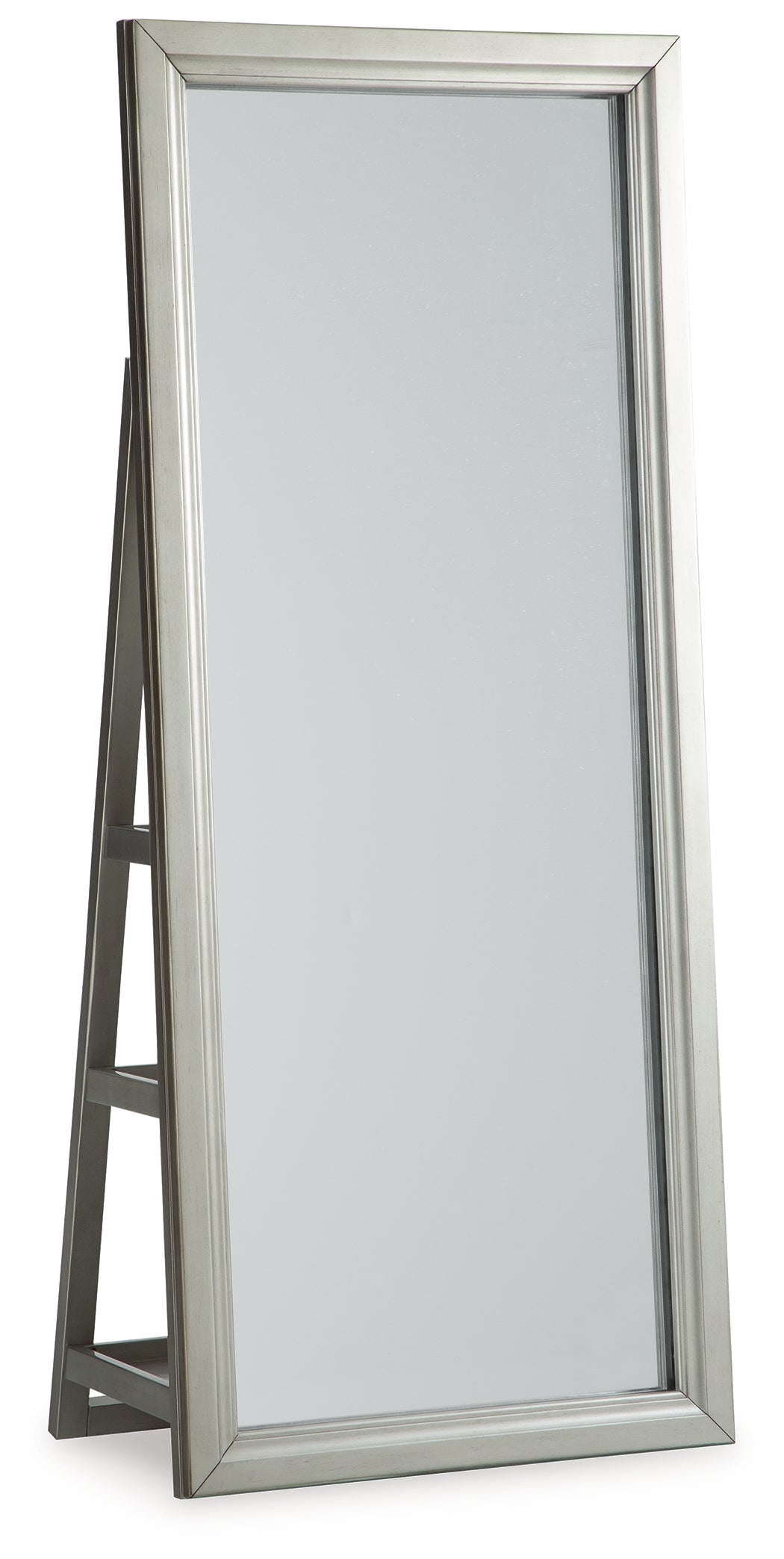Evesen Champagne Floor Standing Mirror/Storage by ASHLEY FURNITURE at Eve Furniture