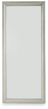 Evesen Champagne Floor Standing Mirror/Storage by ASHLEY FURNITURE at Eve Furniture