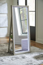 Evesen Champagne Floor Standing Mirror/Storage by ASHLEY FURNITURE at Eve Furniture