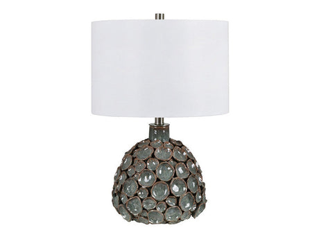 Evie Grey Table Lamp (Set of 2) by Crestview at Eve Furniture