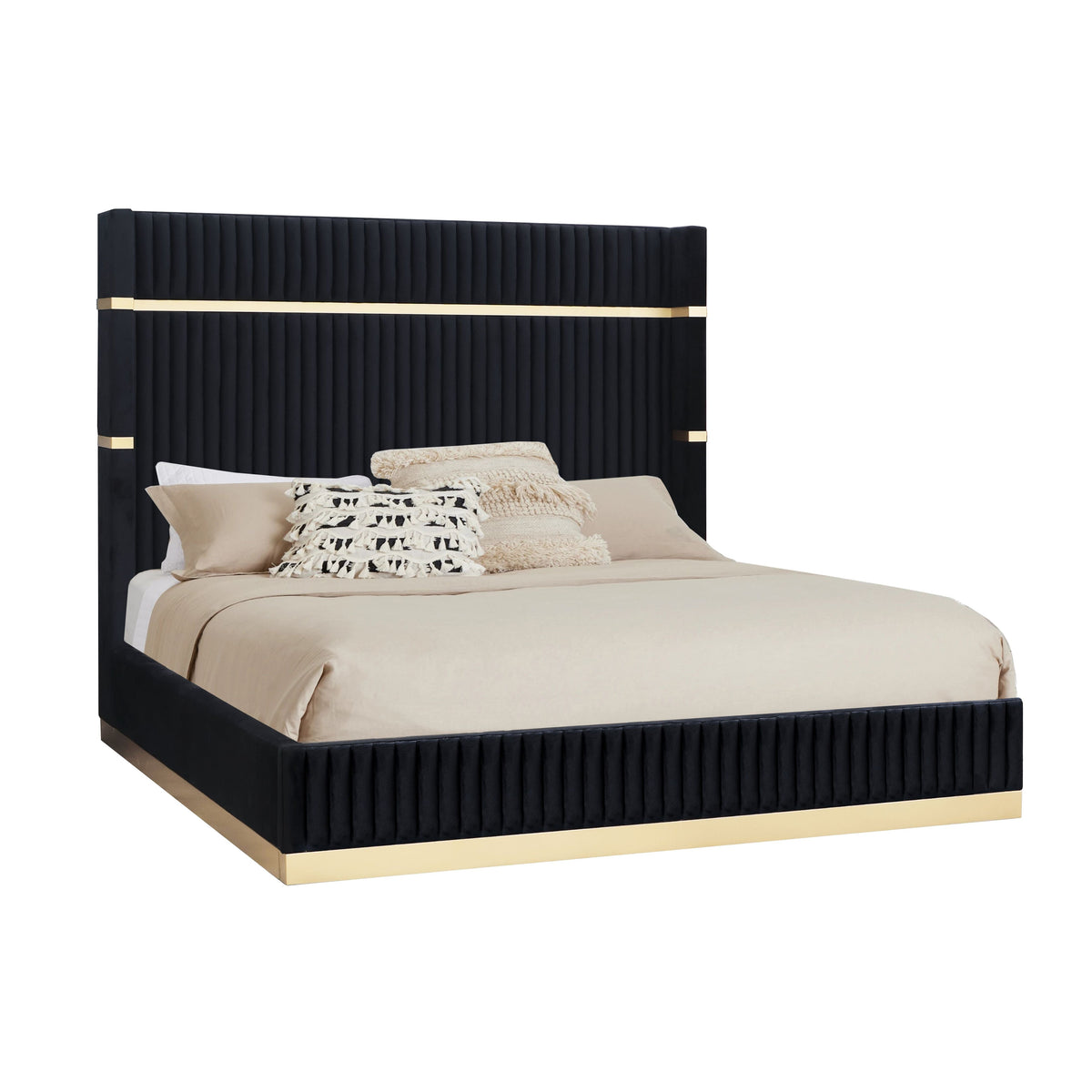 Evon Black Queen Bed by New Era Innovations at Eve Furniture