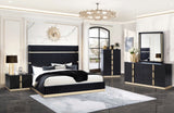 Evon Black Queen Bed by New Era Innovations at Eve Furniture