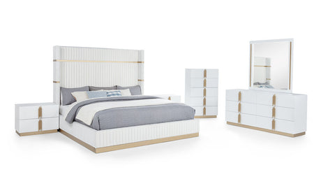 Evon White Bedroom Set by New Era Innovations at Eve Furniture