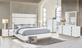 Evon White Bedroom Set by New Era Innovations at Eve Furniture