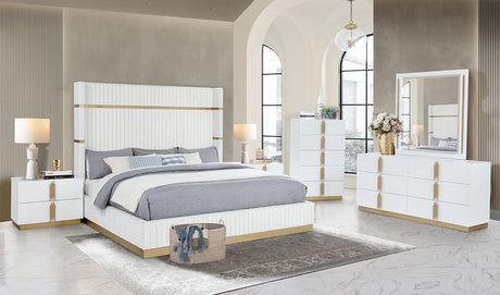 Evon White Bedroom Set by New Era Innovations at Eve Furniture