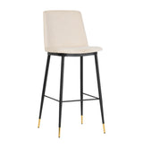 Evora Velvet Counter Stool - Set of 2 by TOV Furniture at Eve Furniture