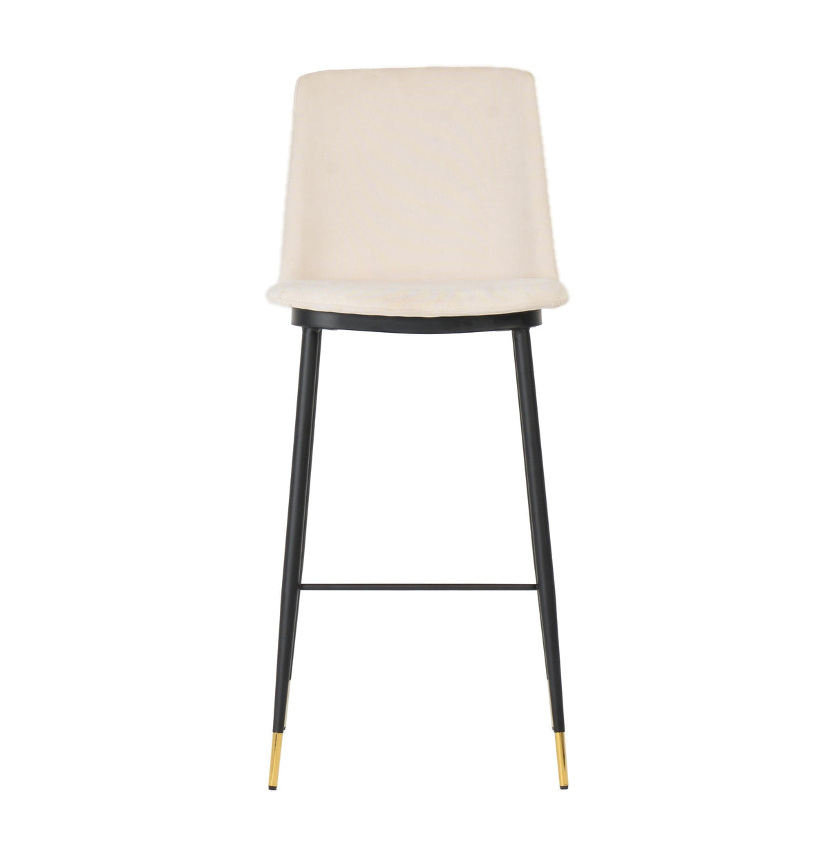 Evora Velvet Counter Stool - Set of 2 by TOV Furniture at Eve Furniture