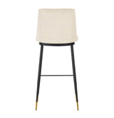 Evora Velvet Counter Stool - Set of 2 by TOV Furniture at Eve Furniture