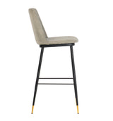 Evora Velvet Counter Stool - Set of 2 by TOV Furniture at Eve Furniture