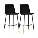 Evora Velvet Counter Stool - Set of 2 by TOV Furniture at Eve Furniture