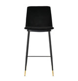 Evora Velvet Counter Stool - Set of 2 by TOV Furniture at Eve Furniture