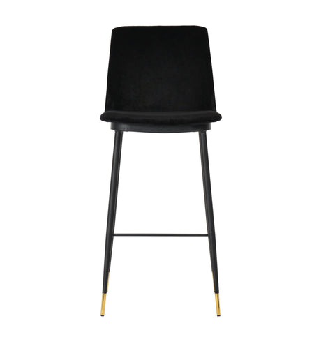 Evora Velvet Counter Stool - Set of 2 by TOV Furniture at Eve Furniture