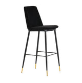 Evora Velvet Counter Stool - Set of 2 by TOV Furniture at Eve Furniture