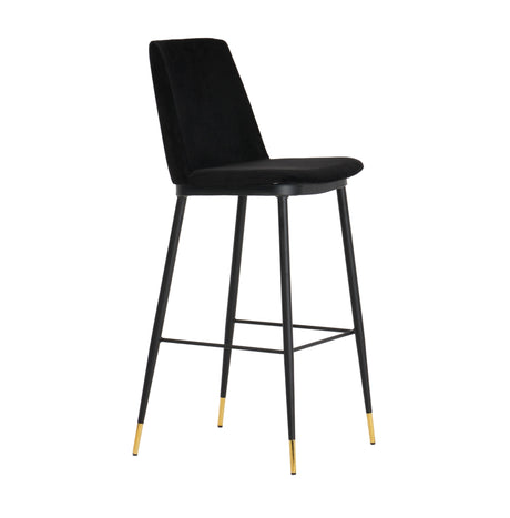 Evora Velvet Counter Stool - Set of 2 by TOV Furniture at Eve Furniture