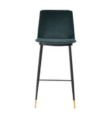 Evora Velvet Counter Stool - Set of 2 by TOV Furniture at Eve Furniture